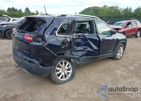 2016 Jeep Cherokee Limited из США, поврежденный, VIN 1C4PJMDB7GW218443